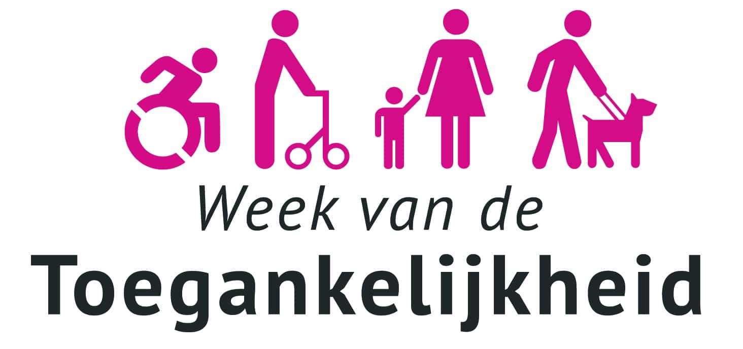 Het logo van de Week van de Toegankelijkheid